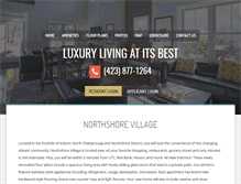 Tablet Screenshot of mynorthshorevillage.com